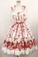 画像1: Angelic Pretty / 摘みたていちごシャーリングジャンパースカート Free オフ H-25-02-17-1001-AP-OP-NS-ZH (1)