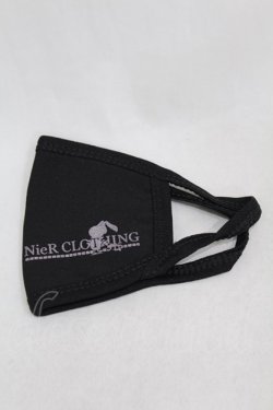 画像1: NieR Clothing / NieR Cotton Mask  黒 H-25-02-17-025-PU-ZA-KB-ZH