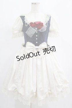 画像1: BABY,THE STARS SHINE BRIGHT / Claudia，The Fairy Tale Princessワンピース Free オフ/ネイビー H-25-02-18-001-BA-OP-NS-ZH