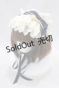 BABY,THE STARS SHINE BRIGHT / Julietのためのソネットリボンプリーツヘッドドレス  ネイビー H-25-02-18-049-BA-AC-NS-ZH