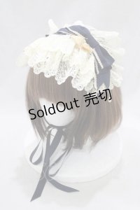 BABY,THE STARS SHINE BRIGHT / Julietのためのソネットリボンプリーツヘッドドレス  ネイビー H-25-02-18-049-BA-AC-NS-ZH