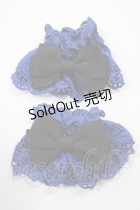 Enchantlic Enchantilly / ローズレースお袖留め  ブルー H-25-02-18-077-LO-ZA-NS-ZH