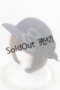 corgi-corgi / ローズリボンハット  黒 H-25-02-18-2030-GO-AC-KB-ZT-K007