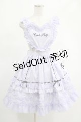 Angelic Pretty / Heart胸あて付スカート(無地) Free ラベンダー H-25-02-18-006-AP-SK-NS-ZH
