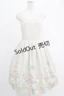 画像1: Emily Temple cute / BUNNY BOXリボンワンピース M  H-25-02-18-009-ET-OP-NS-ZH