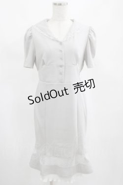 画像1: axes femme POETIQUE / セーラーマーメイドワンピース M ブルー H-25-02-19-038-AX-OP-NS-ZH
