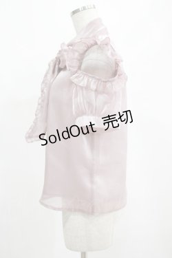画像2: Ank Rouge / 肩あきフリルリボンタイブラウス M ピンク H-25-02-19-048-CA-BL-NS-ZH