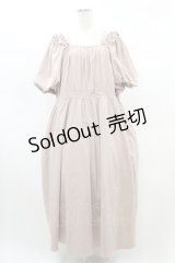 DearMyLoveWhip / ショルダービジューパフワンピース 6L ピンク H-25-02-19-1036-0-OP-NS-ZH