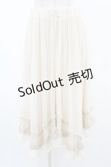 axes femme / 消しプリーツスカウチョ M アイボリー H-25-02-19-1042-AX-PA-NS-ZH