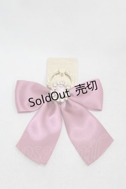 画像1: Maison de FLEUR / ビジューリボンスマホリング  ピンク H-25-02-19-1012-LO-ZA-NS-ZH