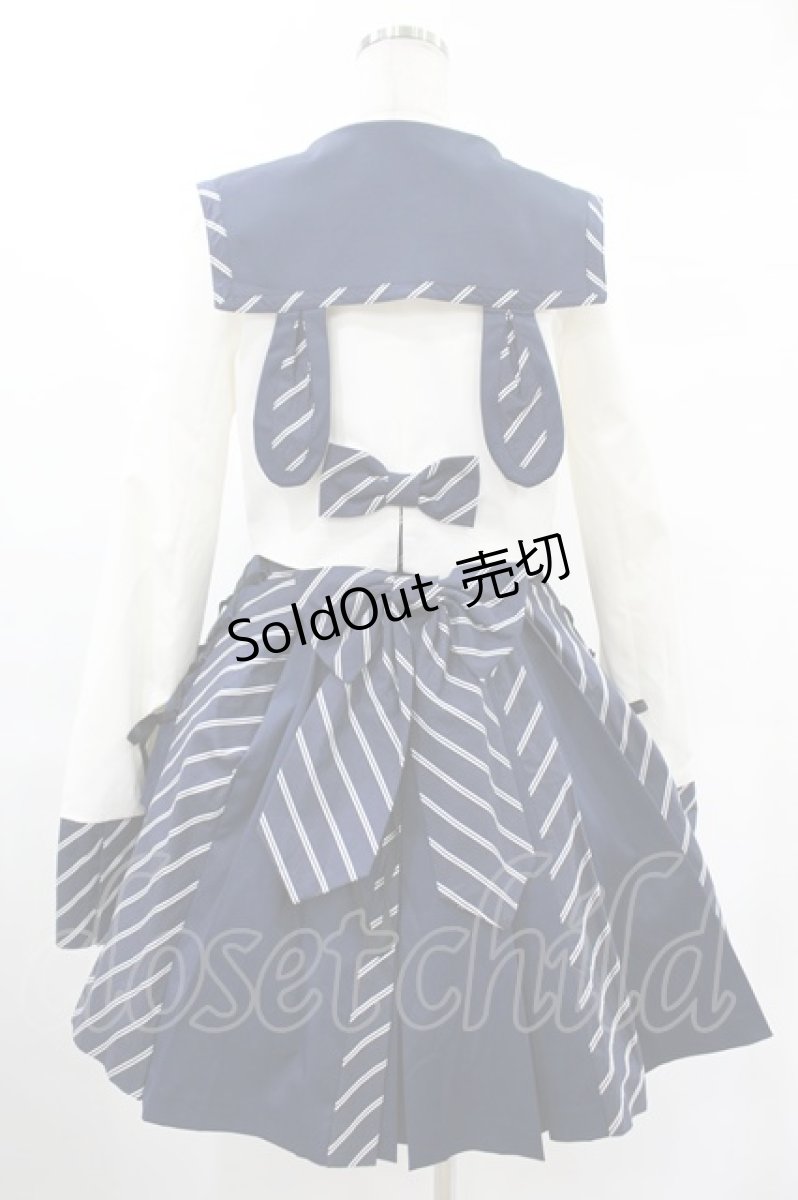 画像2: Angelic Pretty / Bunny College Formal Set Free ネイビー H-25-02-19-1018-AP-OP-NS-ZH (2)