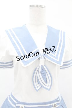 画像4: metamorphose / セーラータックワンピース Free サックス H-25-02-19-1025-ME-OP-NS-ZH
