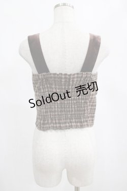画像3: axes femme / HOUSEofTARTANコラボビスチェ M ブラウン H-25-02-19-057-AX-TO-NS-ZH