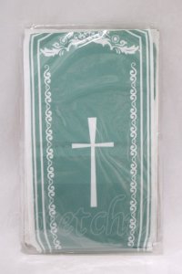 Biblio-biblia / オーバーニーソックス  オフ/グリーン H-25-02-19-065-GO-ZA-NS-ZH