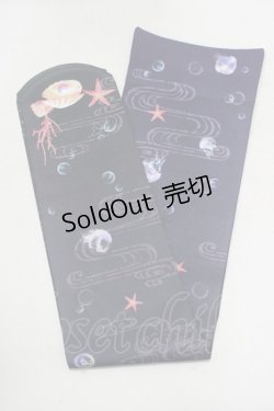 画像1: metamorphose / 海月の輪舞曲 プリントオーバーニー  パープル H-25-02-19-066-ME-ZA-NS-ZH