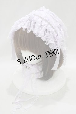 画像1: metamorphose / Magical moon light レースフリルヘッドドレス  ピンク H-25-02-19-073-ME-AC-NS-ZH