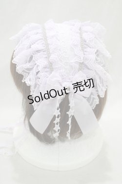 画像2: metamorphose / Magical moon light レースフリルヘッドドレス  ピンク H-25-02-19-073-ME-AC-NS-ZH