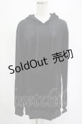 KILL STAR / Webmare Longline Hoodie XS 黒 H-25-02-19-2041-SL-TO-KB-ZI