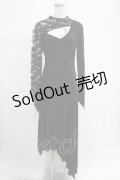 KILL STAR / Aubrette Dress M 黒 H-25-02-19-2015-SL-OP-KB-ZI
