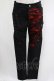 画像1: PUNK RAVE / MANIFESTO BLACK/RED TROUSERS M 黒×赤 H-25-02-19-2030-PU-PA-KB-ZY (1)