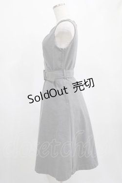 画像2: an another angelus / ベルト付きスカラップジャンスカ Free GRAY H-25-02-19-021-CA-OP-NS-ZH