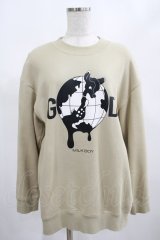 MILKBOY / WORLD GODスウェット  サンド H-25-02-20-039-MB-TO-KB-ZH
