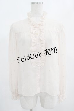 画像1: MILK / シャドウスターブラウス  ピンクベージュ H-25-02-20-045-ML-BL-KB-ZH