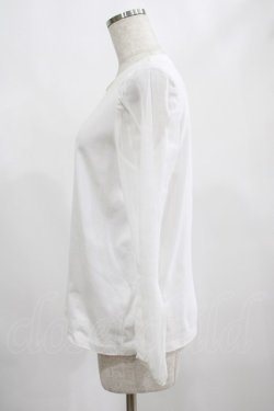 画像2: Jane Marple / シアースリーブトップス  白 H-25-02-20-047-JM-TO-KB-ZH