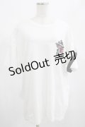 MILKBOY / HELP Tee  ホワイト H-25-02-20-049-MB-TO-KB-ZH