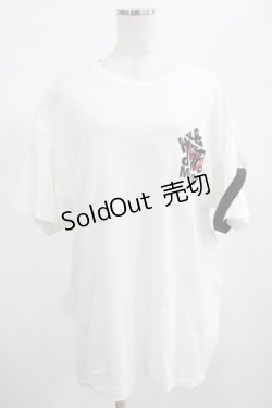 画像1: MILKBOY / HELP Tee  ホワイト H-25-02-20-049-MB-TO-KB-ZH