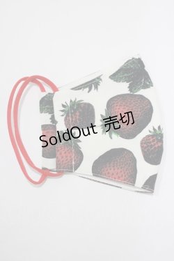 画像2: Q-pot. / Cloth Face Mask  ストロベリー H-25-02-20-055-QP-ZA-KB-ZH