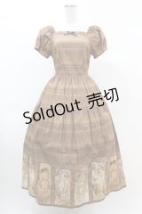 Innocent World / ミュシャパフスリーブドレス Free ショコラ H-25-02-20-1033-IW-OP-NS-ZH