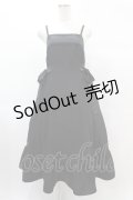 MIHO MATSUDA / ジャンパードレス・アルベルト Free ブラック H-25-02-20-1035-GO-OP-NS-ZH