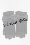 Maison de FLEUR / ビッグリボンフリルグローブ  ブラック H-25-02-20-1013-LO-ZA-NS-ZH
