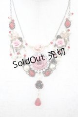 axes femme / ローズネックレス  ブラック H-25-02-20-1016-AX-AC-NS-ZH