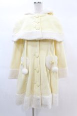 画像1: Angelic Pretty / ケープ付きくまちゃんダッフルコート Free アイボリー H-25-02-20-1025-AP-CO-NS-ZH (1)