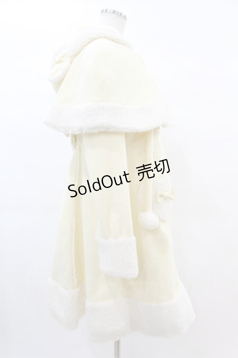 画像3: Angelic Pretty / ケープ付きくまちゃんダッフルコート Free アイボリー H-25-02-20-1025-AP-CO-NS-ZH (3)