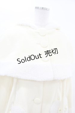 画像4: Angelic Pretty / ケープ付きくまちゃんダッフルコート Free アイボリー H-25-02-20-1025-AP-CO-NS-ZH