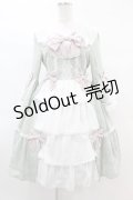 axes femme kawaii / メアリー姫袖ドレス M ミント H-25-02-20-1031-AX-OP-NS-ZH