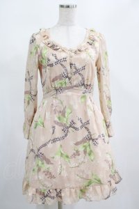 MILK / Lilybellシアードレス  ハニーベージュ H-25-02-20-010-ML-OP-NS-ZH