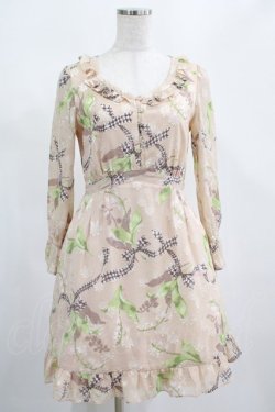 画像1: MILK / Lilybellシアードレス  ハニーベージュ H-25-02-20-010-ML-OP-NS-ZH