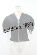 DARK IN LOVE / Alternative fashion cat haunt zipper top L ブラック H-25-02-21-1051-PU-TO-KB-OS