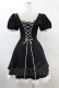 画像2: DARK IN LOVE / Magic doll black white rebel dress M ブラック×ホワイト H-25-02-21-1010-PU-OP-KB-ZS (2)