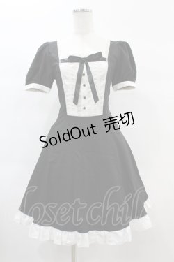 画像1: DARK IN LOVE / Magic doll black white rebel dress M ブラック×ホワイト H-25-02-21-1011-PU-OP-KB-OS