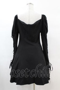 画像2: DARK IN LOVE / Heart to heart valentine date princess dress L ブラック×レッド H-25-02-21-1024-PU-OP-KB-ZH