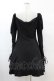 画像2: DARK IN LOVE / Heart to heart valentine date princess dress L ブラック×レッド H-25-02-21-1024-PU-OP-KB-ZH (2)
