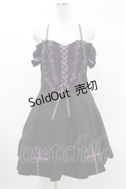 画像1: DARK IN LOVE / Harajuku purple cross sweet cool rebel dress XL ブラック H-25-02-21-1025-PU-OP-KB-ZH