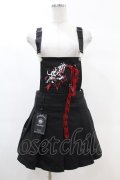 DARK IN LOVE / Blood devil strap pleated dress M ブラック H-25-02-21-1031-PU-OP-KB-ZH