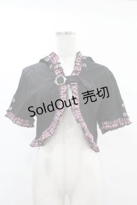 DARK IN LOVE / Gothic lolita pink plaid cat ear hoody cape XL ブラック×ピンク H-25-02-21-1047-PU-TO-KB-ZS
