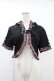 画像1: DARK IN LOVE / Gothic lolita pink plaid cat ear hoody cape XL ブラック×ピンク H-25-02-21-1047-PU-TO-KB-ZS (1)